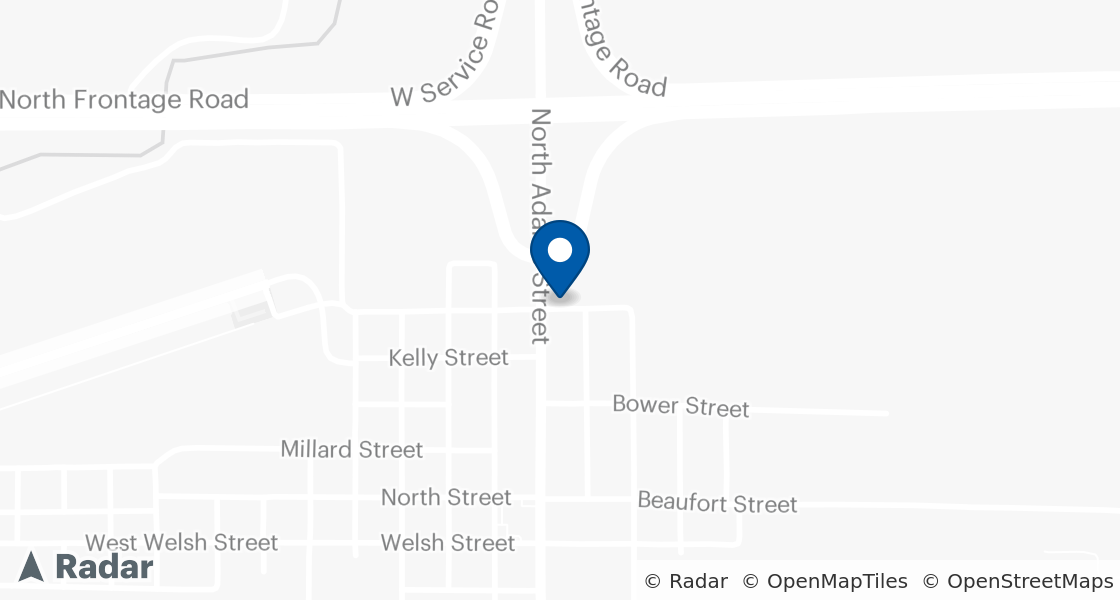 Map of Dairy Queen Location:: 602 N Adams St, Welsh, LA, 70591-3508